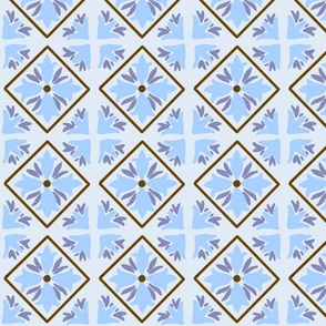 Dolce vita tiles in pastel blue