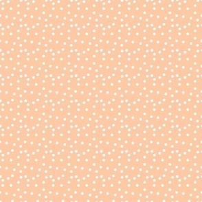 Spring peach polkadots_1