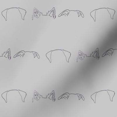 Dog ear outline