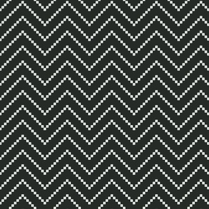 Black and white chevron pattern