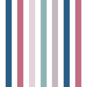 Tropical vertical stripes - large 