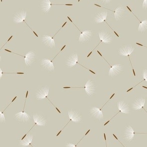  Dandelion Fluff Blender Pattern Taupe
