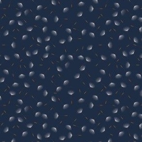Dandelion Fluff Blender Pattern Navy