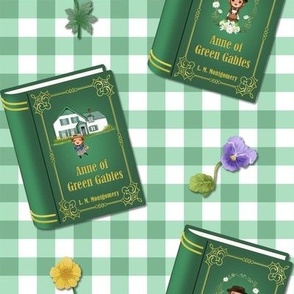 Anne of Green Gables Books on Gingham