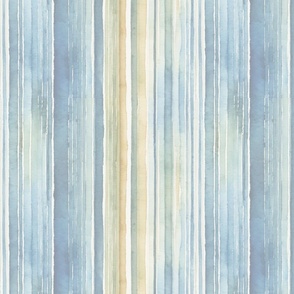 Stripe water color blue tone 