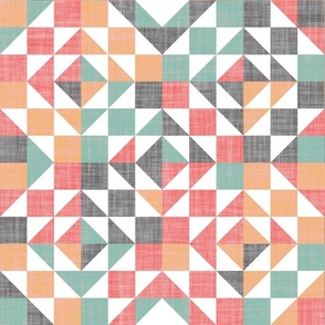 quilter bold and textured retro colours