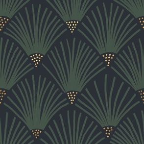 Charleston (sage and dark gray)