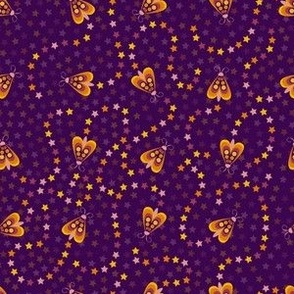 Flight of the Moths (6") - purple, orange, pink (ST2024FOM) 