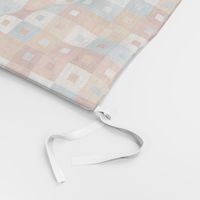 heirloom square quilt beige background