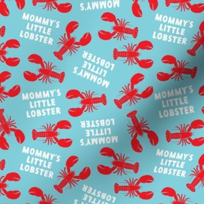 Mommy's Little Lobster - Maine Baby Gift - blue - LAD24