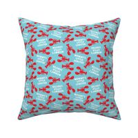 Mommy's Little Lobster - Maine Baby Gift - blue - LAD24