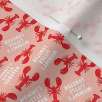 (small scale) Mommy's Little Lobster - Main Baby Gift - pink - LAD24