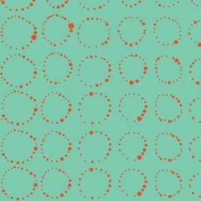 Dots go round-Pearl Aqua-Latin Jazz Palette