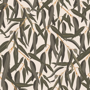 Eucalyptus Leaves Beige