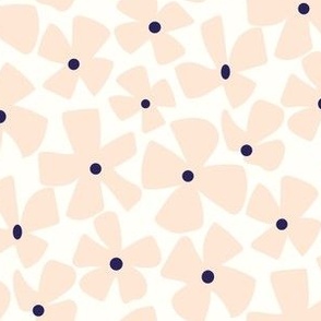 Flat flowers pattern