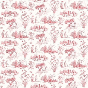 Sassenach Toile RED, SMALL