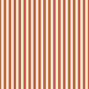 Dark orange stripes half inch (0.5 in) 