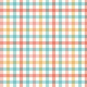 Springtime Pastel Gingham Checks - 3 inch