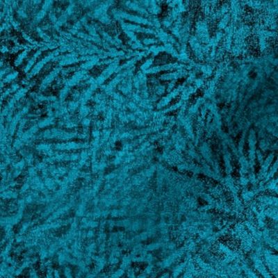 Arborvitae Texture in Ocean Blues and Turquoise