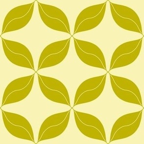 Leaf Lattice pale yellow