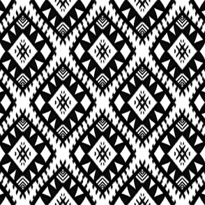 Ikat Pattern Ethnic Geometric native tribal boho motif aztec textile fabric carpet mandalas African American background backdrop 