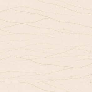 MEDIUM - Flowing lines in beige for a warm minimalism look - serene, abstract design inspired by the beach