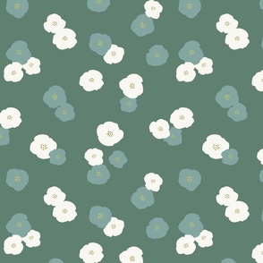 Minimalistic poppies_darkgreen_NEW_M