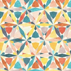 Dopamine Kaleidoscope Crystal Geometric Abstract Small Print