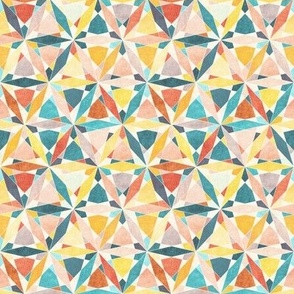 Dopamine Kaleidoscope Crystal Geometric Abstract Microprint