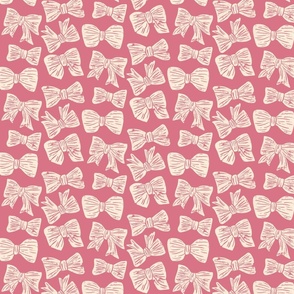  Vintage Bows old pink background small size