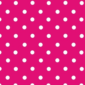 Fushia,pink.Polka dots,circles,dot pattern 