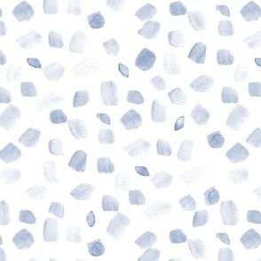 Denim blue magic confetti in pastel shades - watercolor dots for nursery baby kids b173-4