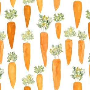 Easter Watercolor Carrots