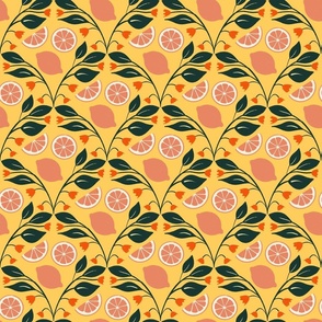 Fresh and Fruity - Peach and Yellow - Small