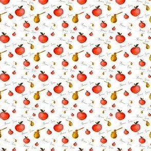 Shana Tova Honey and Apples, 1.5x 1.5 repeat