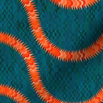Ouroboros - halfsize - coral