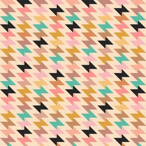 Geometric Shapes - Boho Vibes No.002 - Cozy, Vintage, Summery Shades / Medium