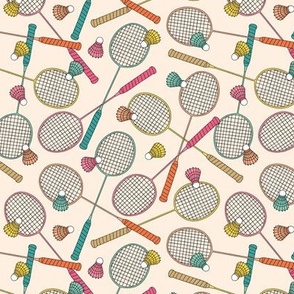 Badminton on Peach  (Small Scale)