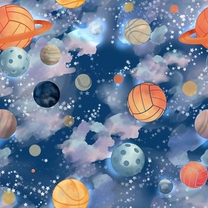 Space with ball | Medium