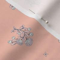 Flowerette - Charming Chintz - Pale Pink Floral