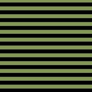 1/4 inch stripes black and green