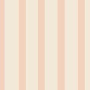 Blush and beige stripe