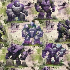 Golem Grunge Purple