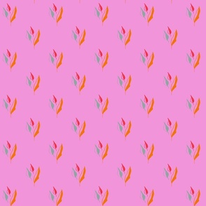 gum leaves pink cyclamen summer pop