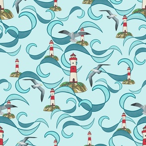 Lighthouses on The Ocean