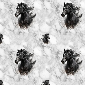 Black Horse - marble