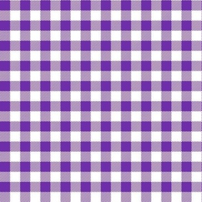Seamless Repeating Purple And White Buffalo Plaid Pattern