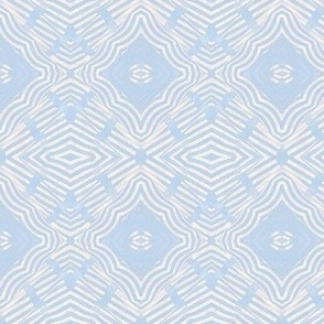 baby blue ripple  - diamond striped