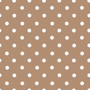 Nude brown,Polka dots,circles,dot pattern 
