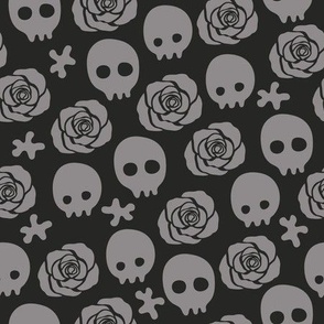 Skulls and roses